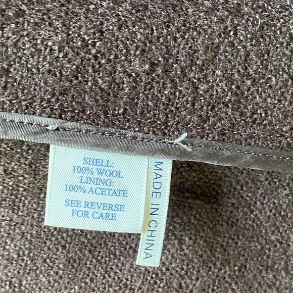 Quaker Marine Men's Dark Brown Wool Loafer Jacket M - Picture 12 of 13